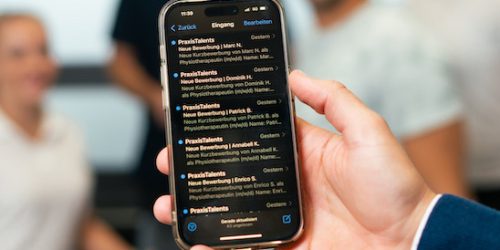 Bewerbungen-emails schmal Bewerbungen von Physiotherapeuten
